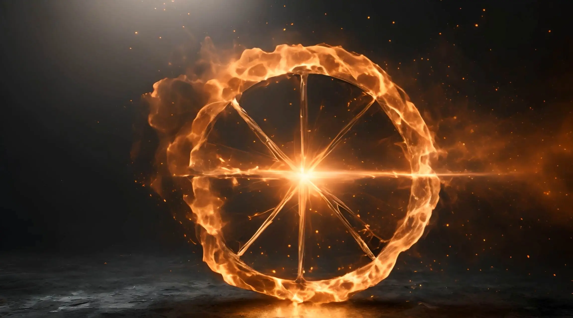 Epic Flame Fireball Stock Video